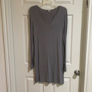 Gray T-shirt dress size M